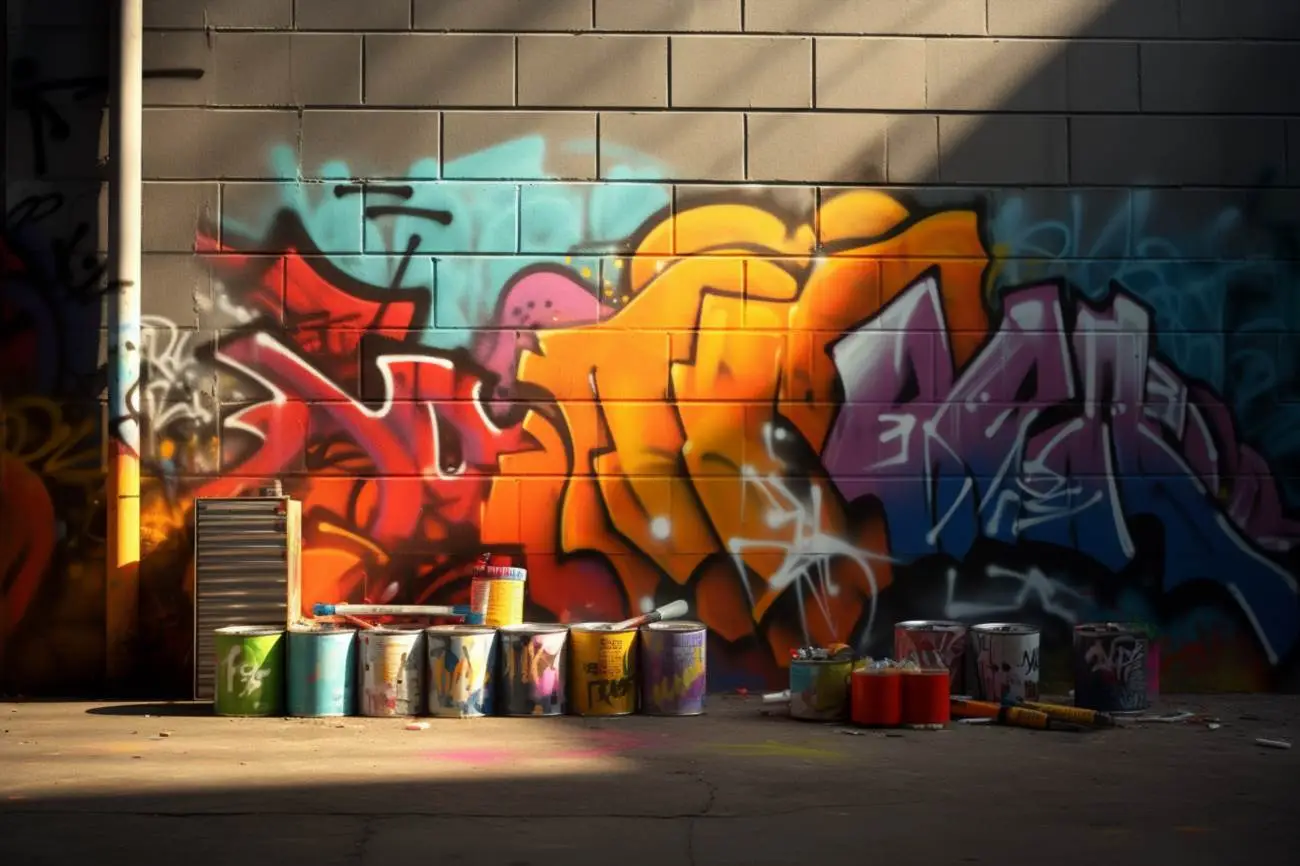 Wie lange braucht graffiti zum trocknen?